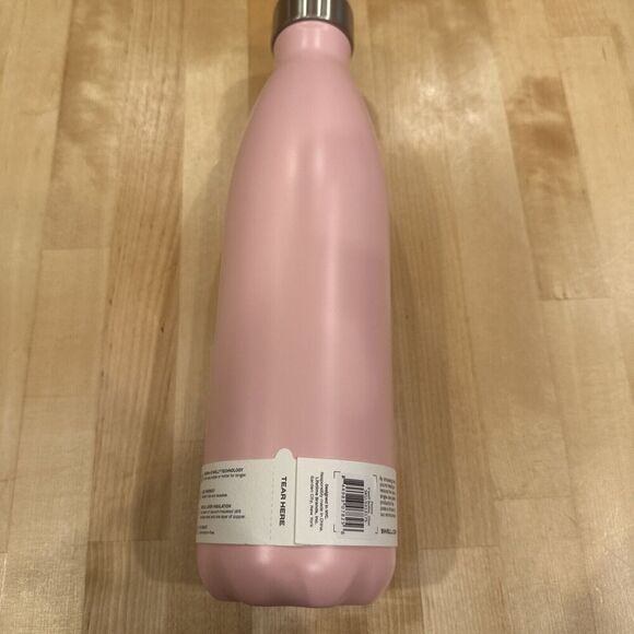 S'well Vacuum Insulated Stainless Steel Water Bottle 25 oz Pink Peony - Picture 3 of 5